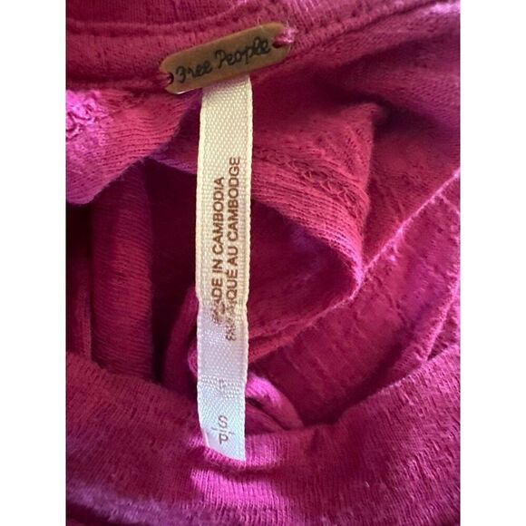 Free People Right On Time Flared Jungle Flower Oversized Tank Top Size Small - Picture 10 of 16